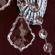 Aplica clasica cristal argintiu 2xE14/40W, Maria Theresia-B WA 2-1337/2 MT Silber Orion